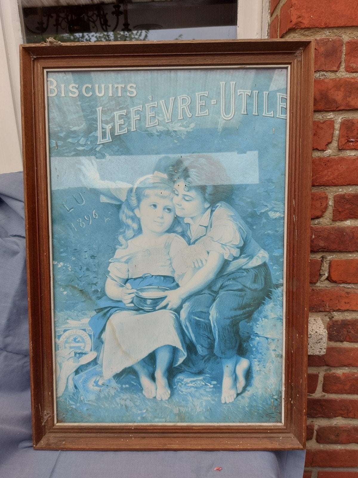 vintage poster LU, Antiquités & Art, Enlèvement, Affiche