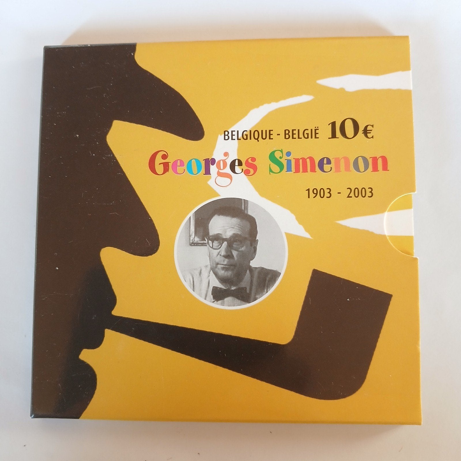 Georges Simenon 10 euro zilver, Timbres & Monnaies, Enlèvement, Argent, Argent