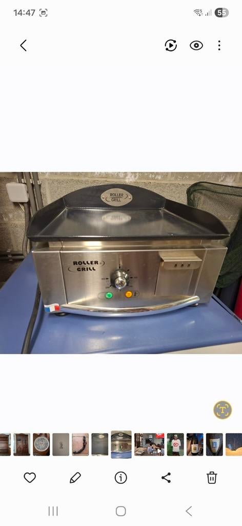 Plancha professionnelle électrique, Electroménager