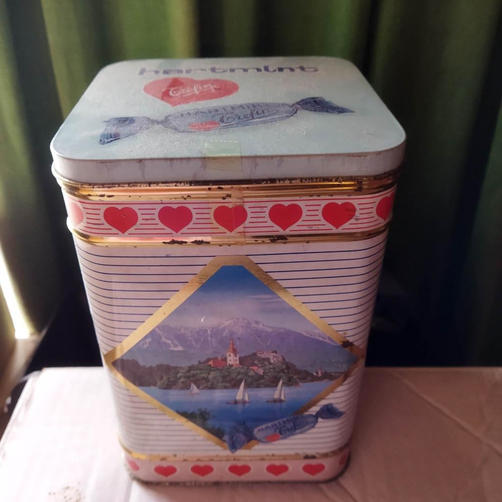 2  Anciennes Boîtes Métalliques publicitaires HARTMINT, Collections, Enlèvement