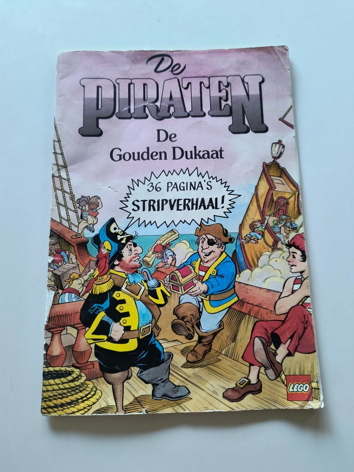Lego piraten strip, de gouden dukaat, Enlèvement ou Envoi, Utilisé