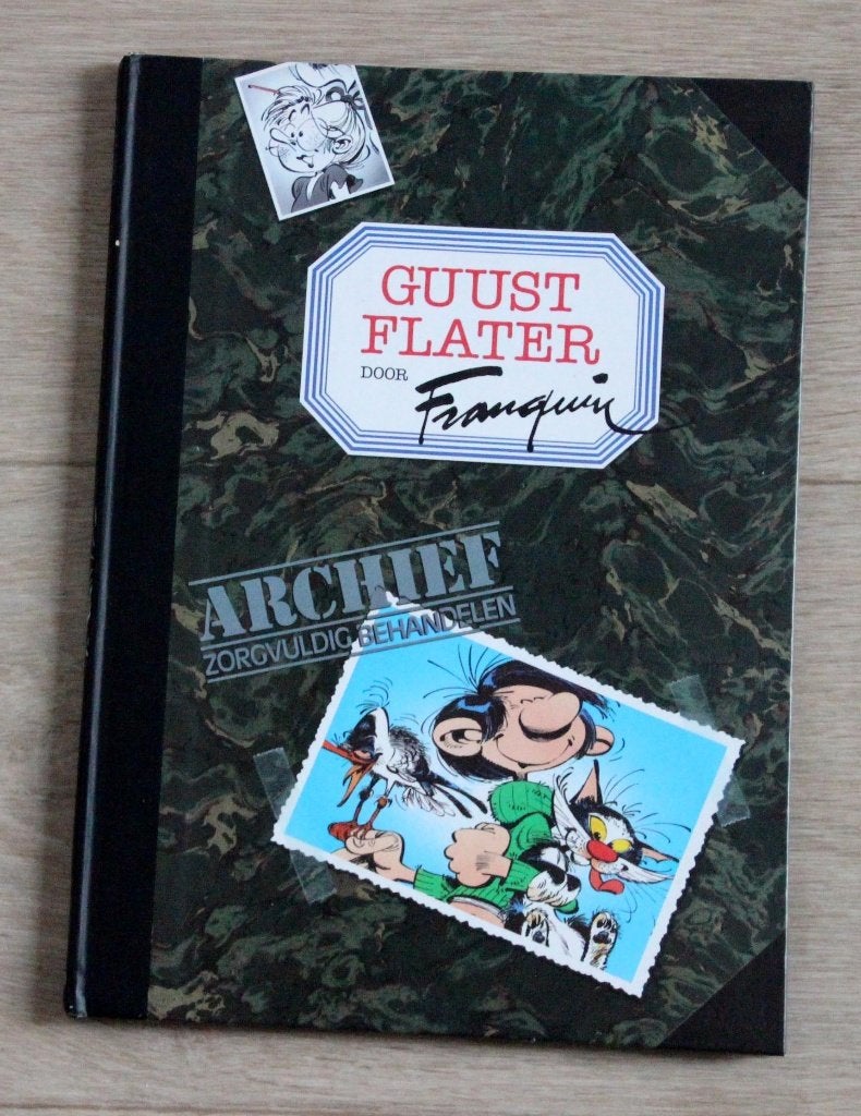 strip hardcover Guust Flater Franquin Archief zorgvuldig beh, Verzenden, Zo goed als nieuw