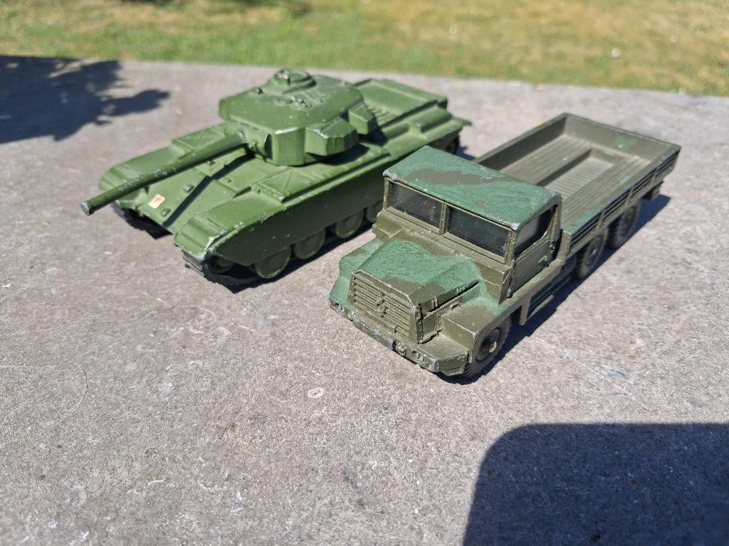 Dinky Toys ,Centurion en Berliet., Ophalen of Verzenden, Gebruikt, Overige typen, Dinky Toys
