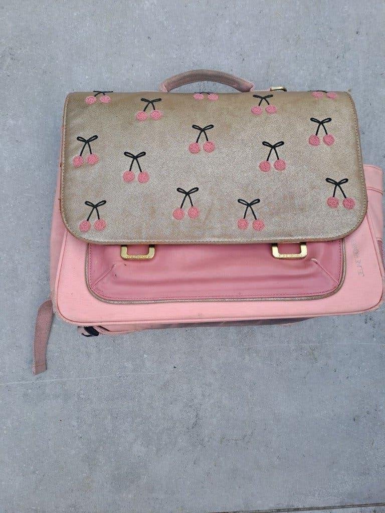 Jeune Premier boekentas / schooltas met kersenmotief, Handtassen en Accessoires, Tassen | Schooltassen, Ophalen