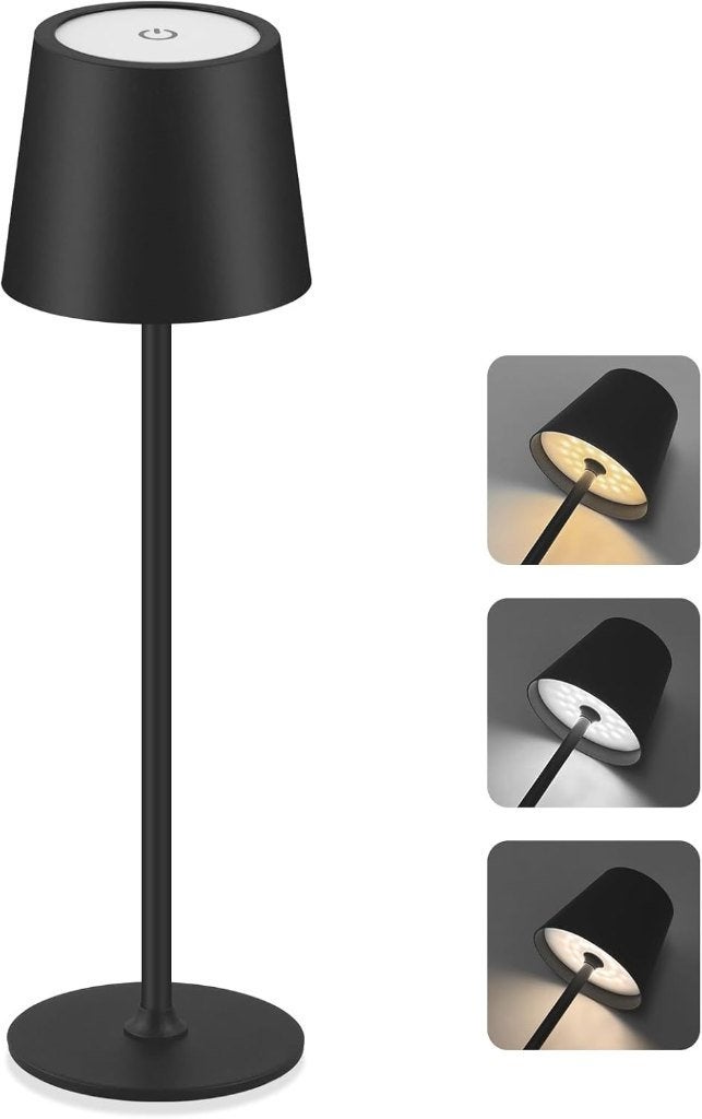 2x CNMTCCO Led-bureaulamp, Huis en Inrichting, Lampen | Tafellampen, Nieuw, Minder dan 50 cm, Metaal, Ophalen of Verzenden