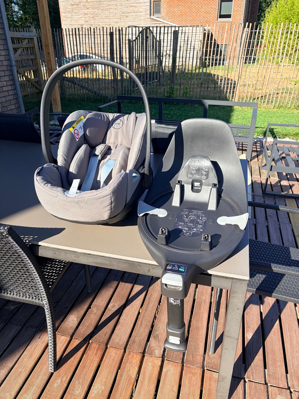 Siege auto + base 360 Cybex, Kinderen en Baby's, Autostoeltjes, Zo goed als nieuw, Overige merken, Isofix, Verstelbare rugleuning