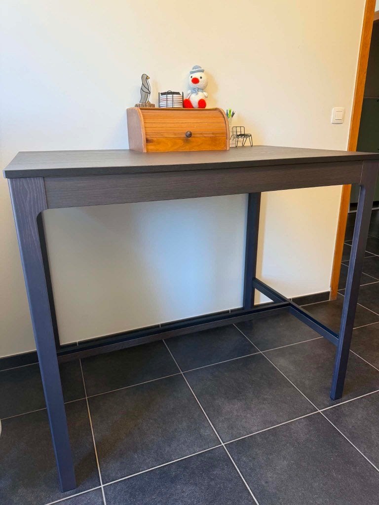 Bartafel IKEA (donkerbruin/zwart), Huis en Inrichting, Tafels | Statafels, Ophalen, Nieuw