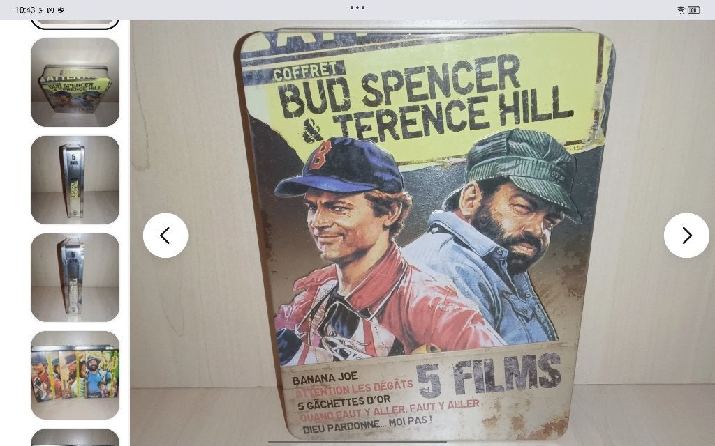 Bud Spencer & Terence Hill - Coffret 5 DVD boîtier métal, Cd's en Dvd's, Verzenden