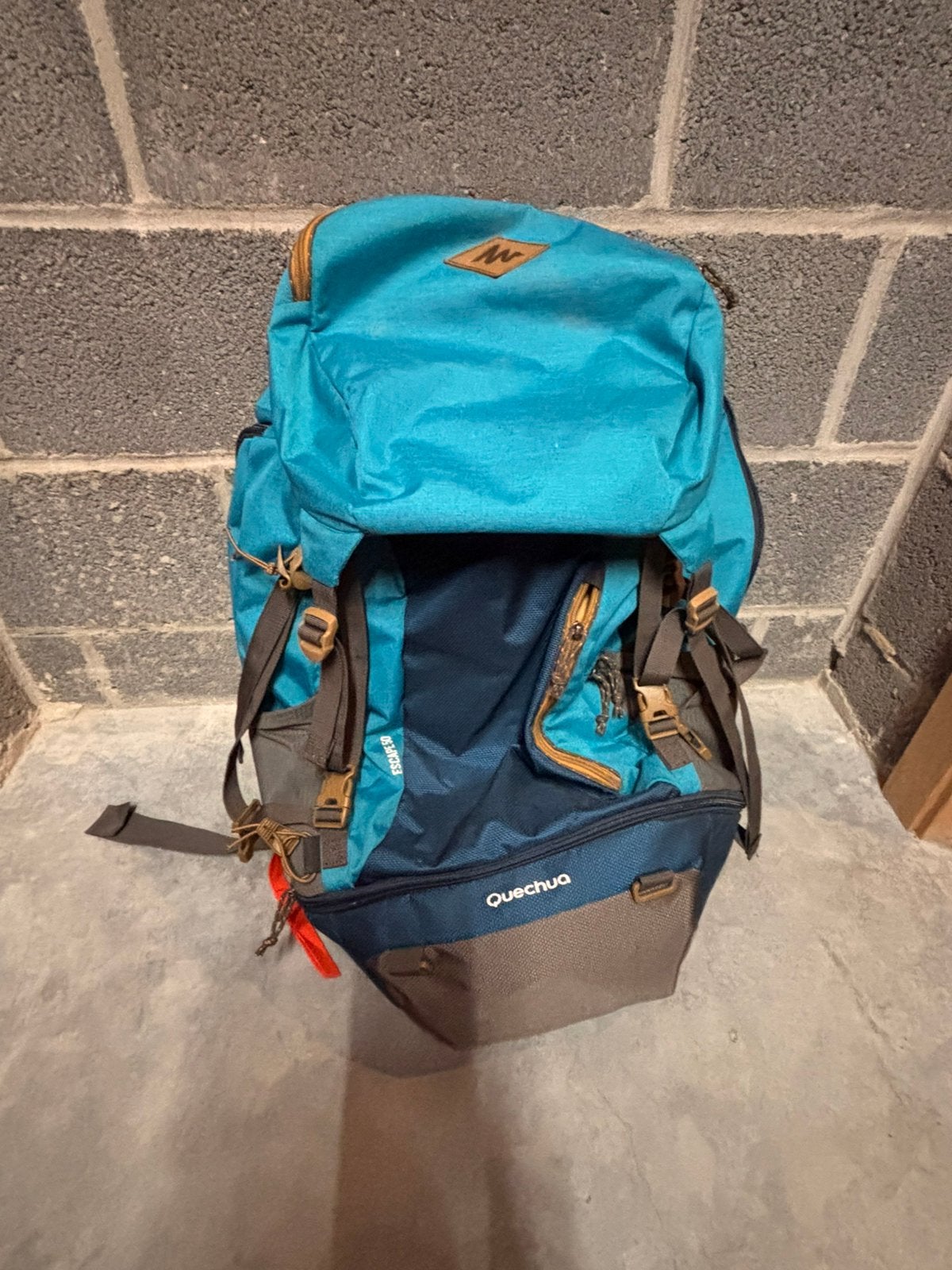 Sac à dos randonnée 50L + 10L, Sports & Fitness, Alpinisme & Randonnée, Utilisé, Sac à dos, Enlèvement