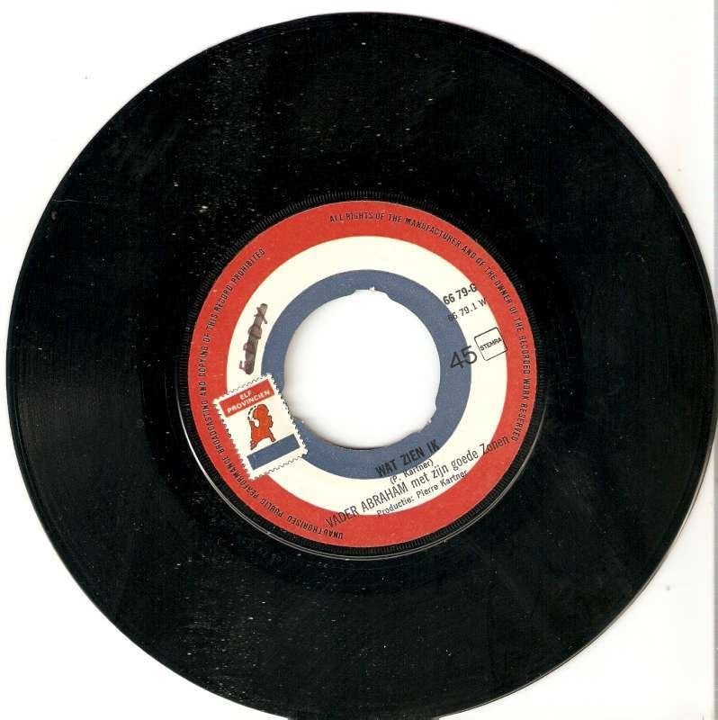 single Vader Abraham & zijn goede zonen: Wat zien ik, 7 inch, Ophalen of Verzenden, Zo goed als nieuw, Overige typen