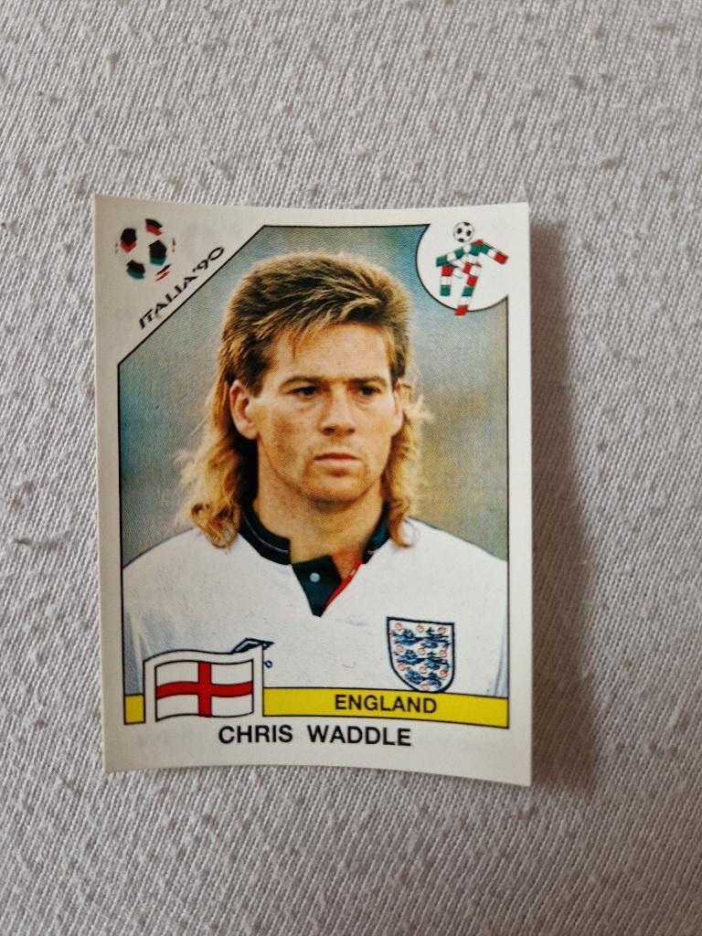 Panini Italia90 Waddle, Envoi, Utilisé, Autocollant