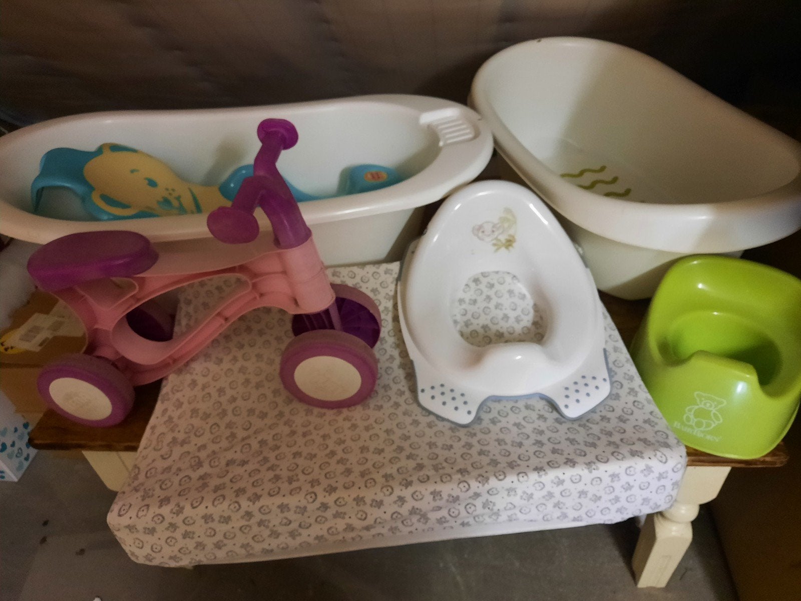 allerlei babyspullen, Ophalen