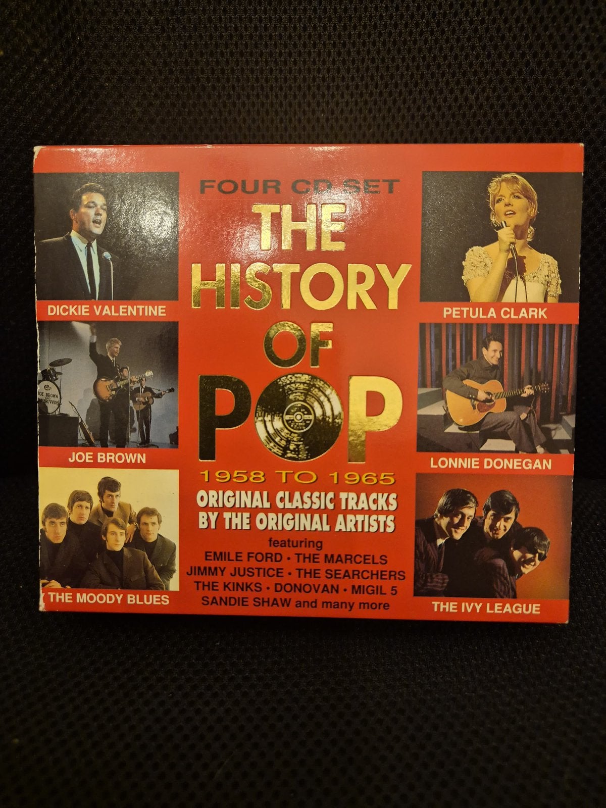 The History of Pop 1958–1965 (4CD Set,Castle Communications), Cd's en Dvd's, Cd's | Verzamelalbums, Ophalen of Verzenden, Zo goed als nieuw
