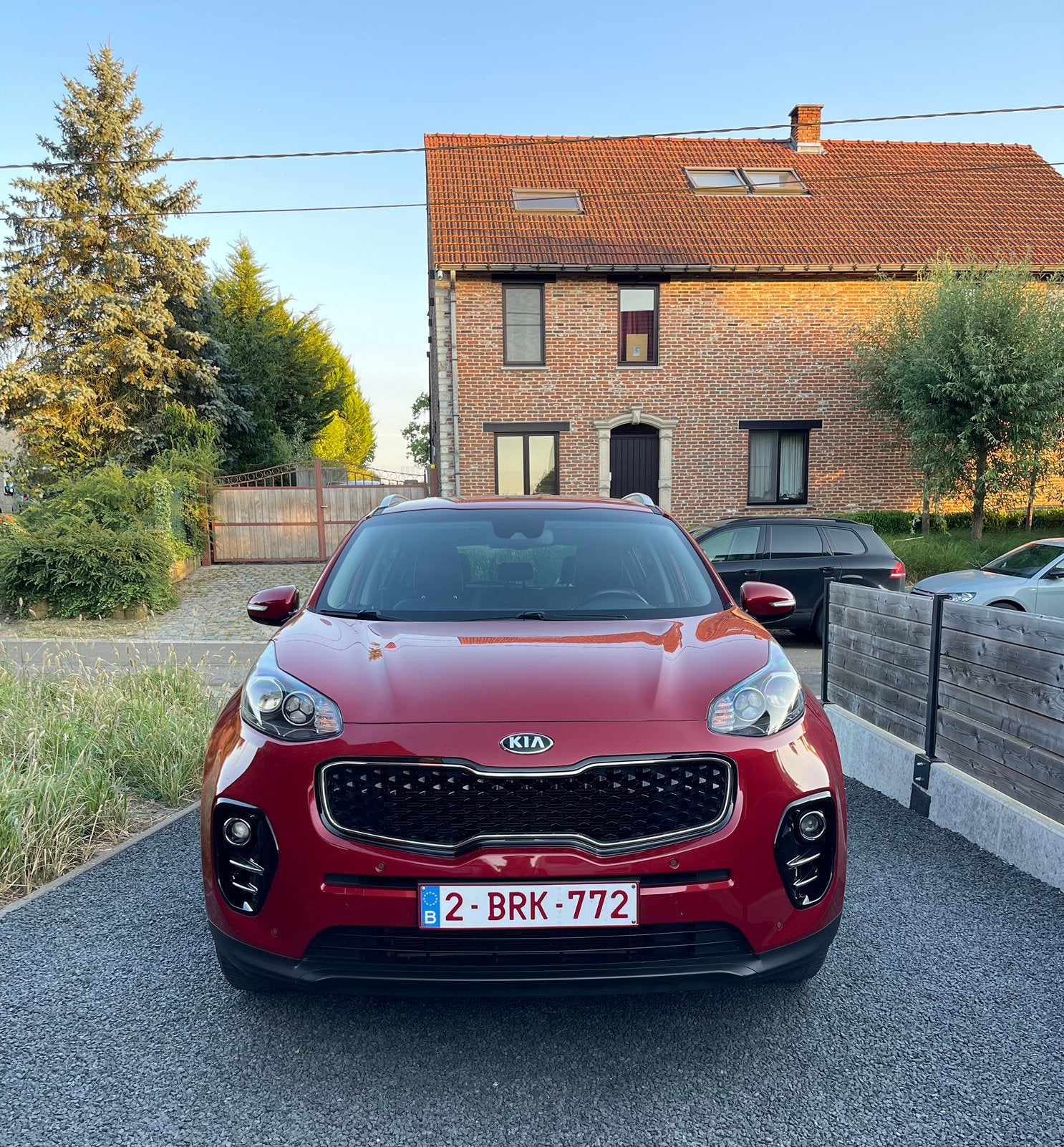 Kia Sportage, 1.6 benzine met te weinig KM 88900, Auto's, Zwart, Android Auto, Leder, Particulier