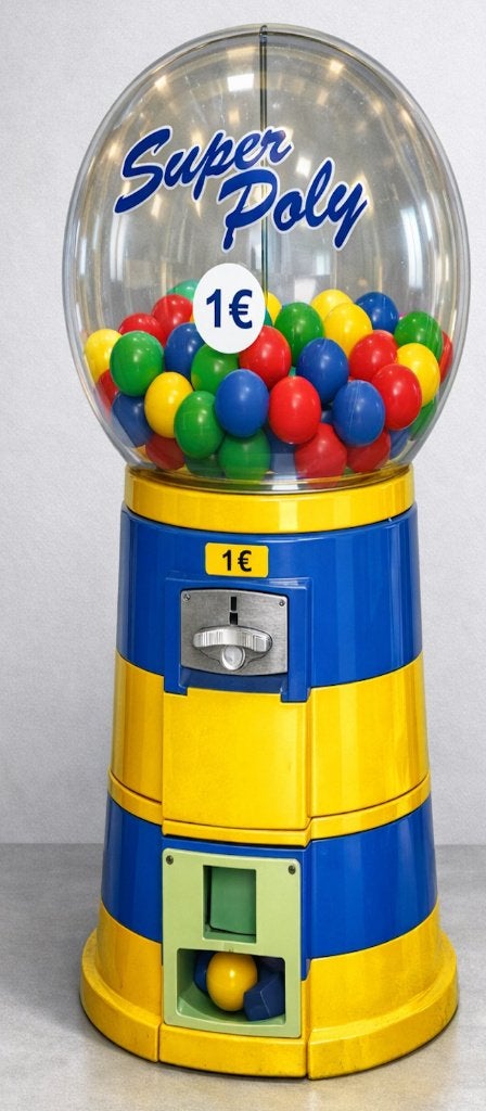 Distributeur de boules surprises – Super Poly, Verzamelen, Automaten | Gokkasten en Fruitautomaten, Gebruikt, Euro, Ophalen