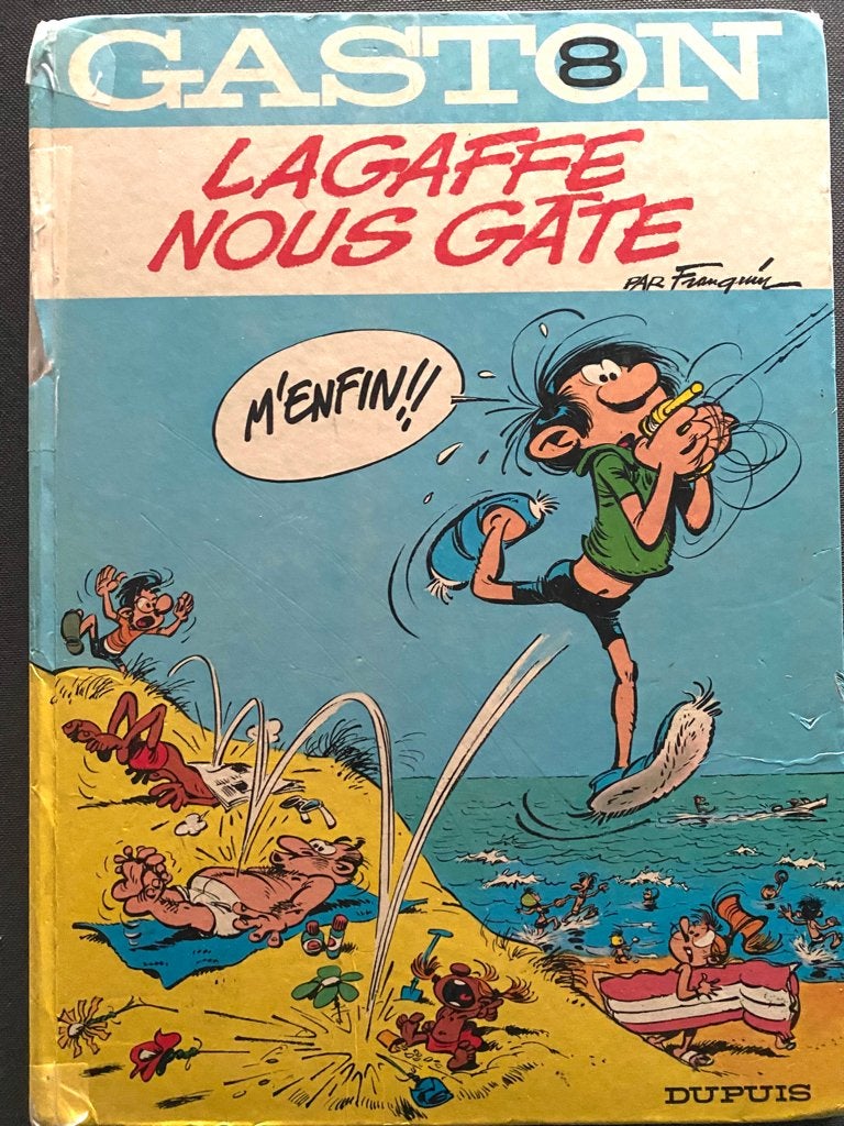 "Lagaffe nous gâte" Gaston Lagaffe 8. 1977, Livres, Enlèvement ou Envoi, Une BD, Utilisé, Franquin