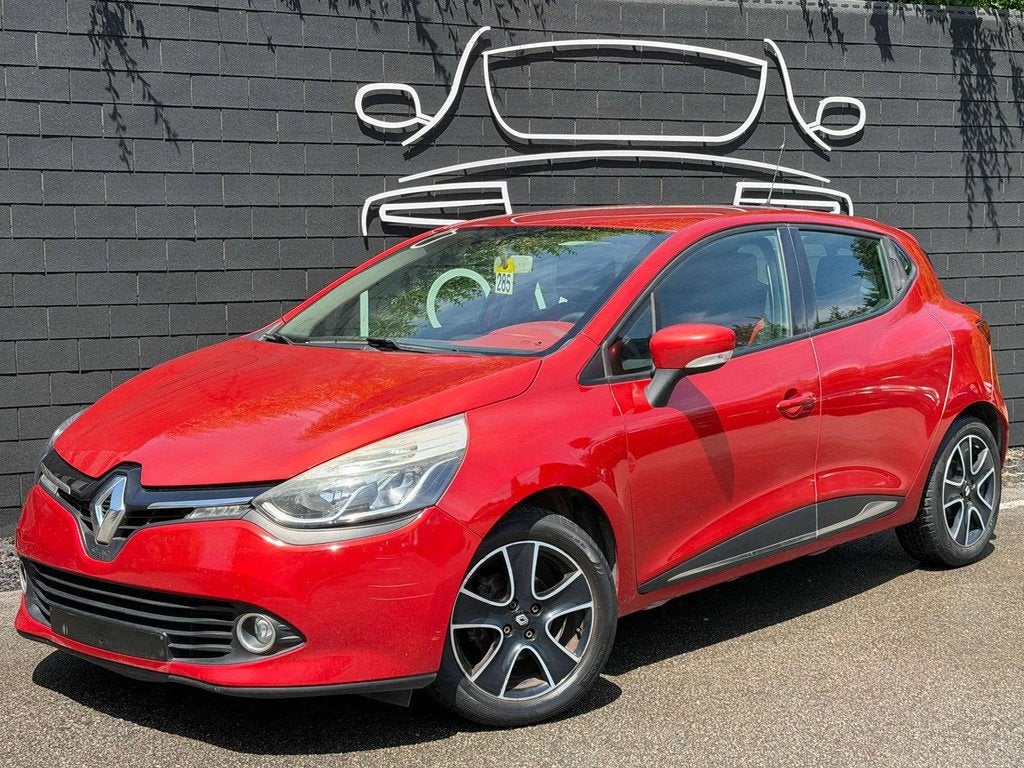 Renault Clio 1.5 dCi+AIRCO+NAVI+JANTES+EURO 5, Autos, Rouge, Achat, Boîte manuelle, Noir