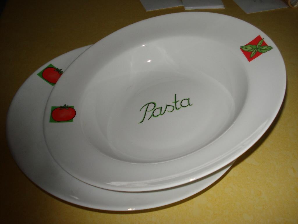 pasta borden, Huis en Inrichting, Ophalen, Keramiek, Nieuw, Bord(en)