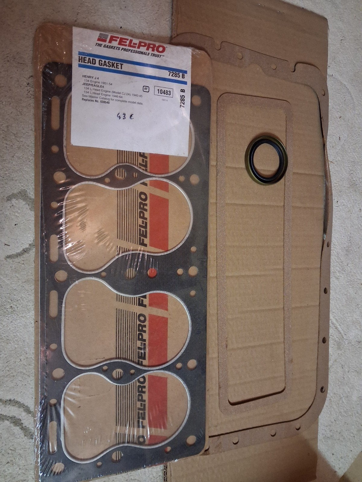 kit joint moteur jeep willys, Collections, Enlèvement ou Envoi