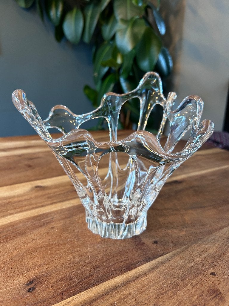 Vase en cristal français vintage — Art Vannes/Daum France, Antiquités & Art, Enlèvement ou Envoi