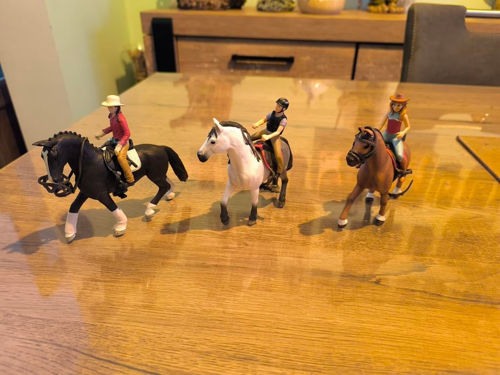 3 cavaliers Schleich