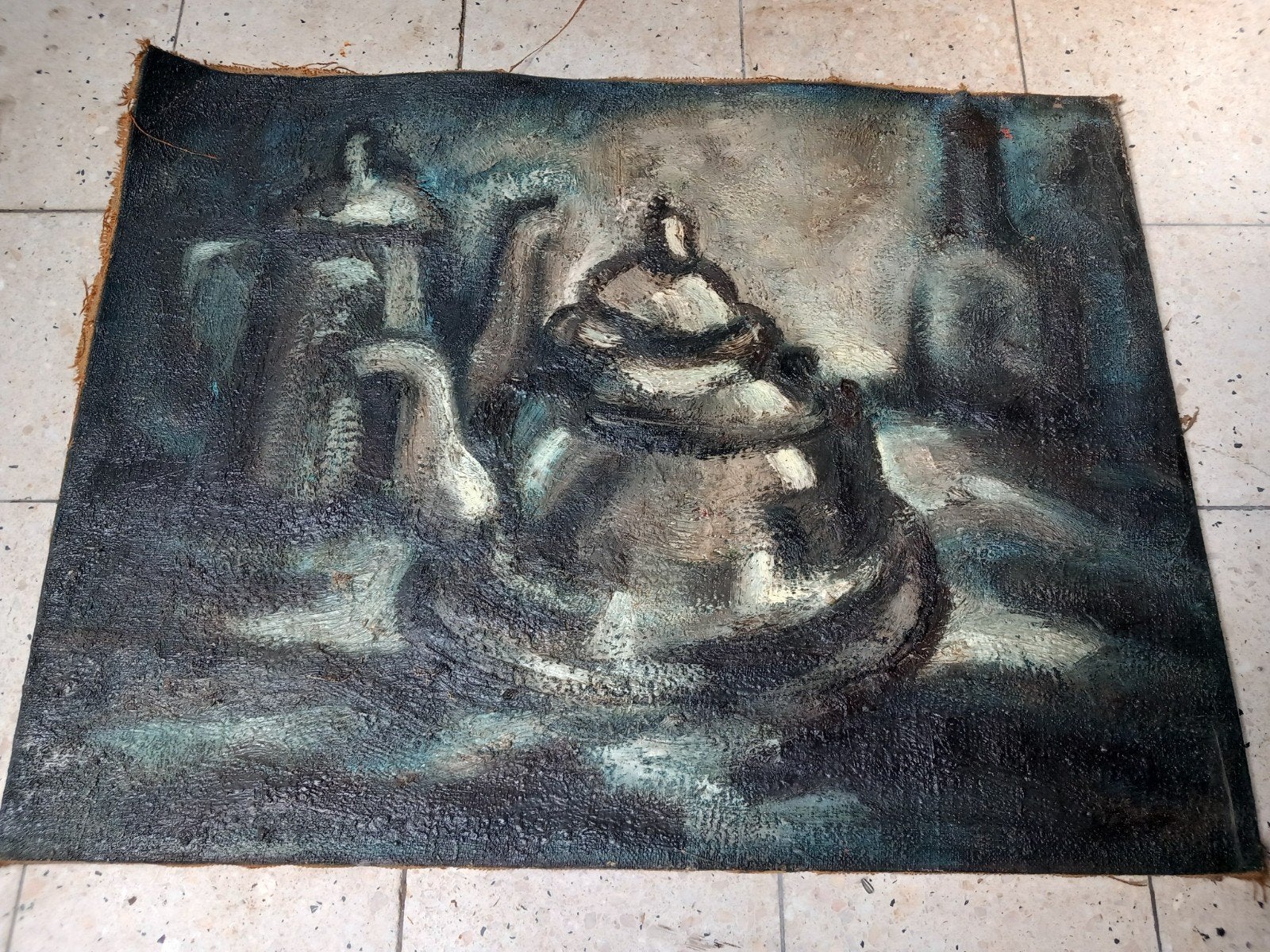 stilleven expressionisme te restaureren., Ophalen