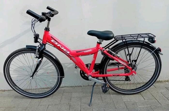 Jongensfiets alu BNB Powerkid 24inch 7speed NIEUWPRYS 399€🚴, Ophalen, Gebruikt, Cruiser, Aluminium