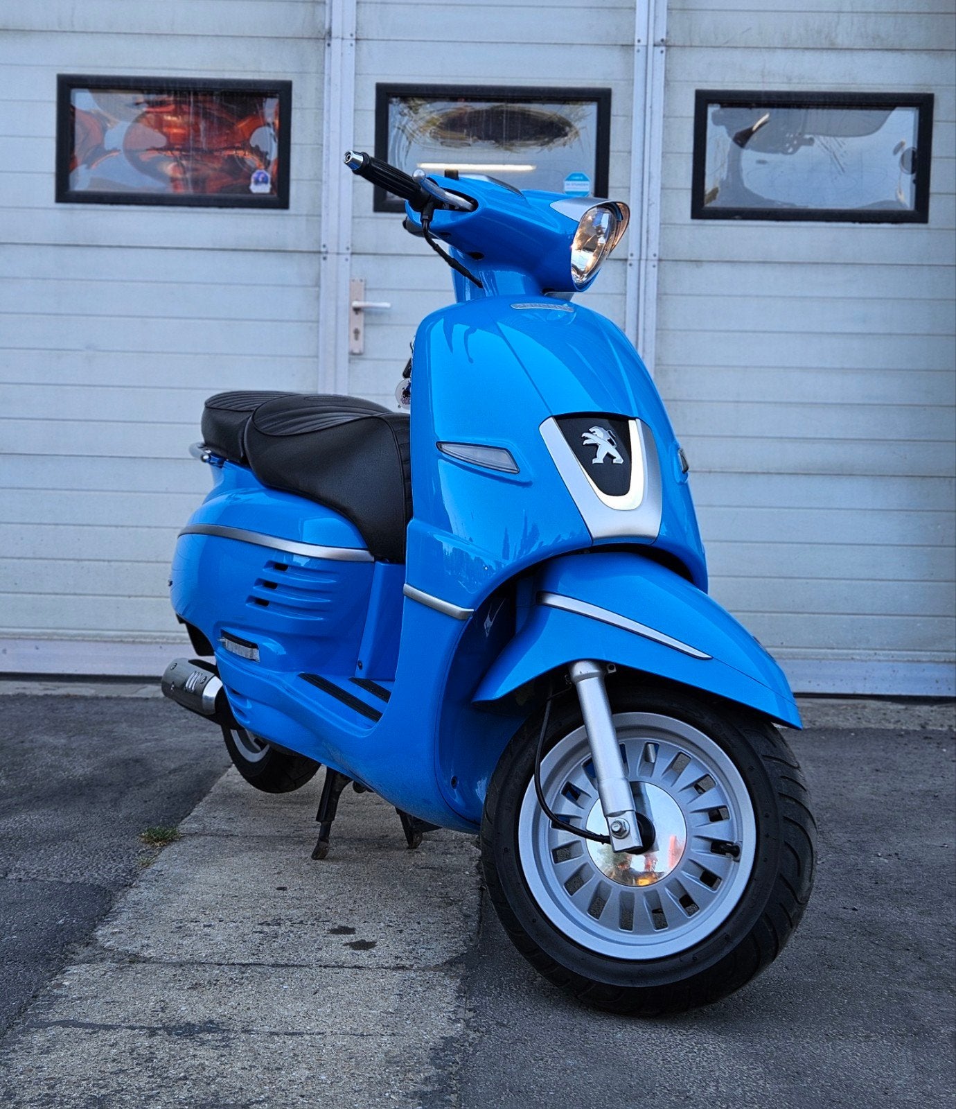 Peugeot Django « France Blue » 50cc Classe A 2017 - 9 456 km, Vélos & Vélomoteurs, Enlèvement ou Envoi, Utilisé, Essence, Peugeot