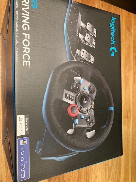 Logitech Racing Wheel PS3/PS4/PS5 (+pedalen+shifter), Games en Spelcomputers, Ophalen, Zo goed als nieuw, PlayStation 3