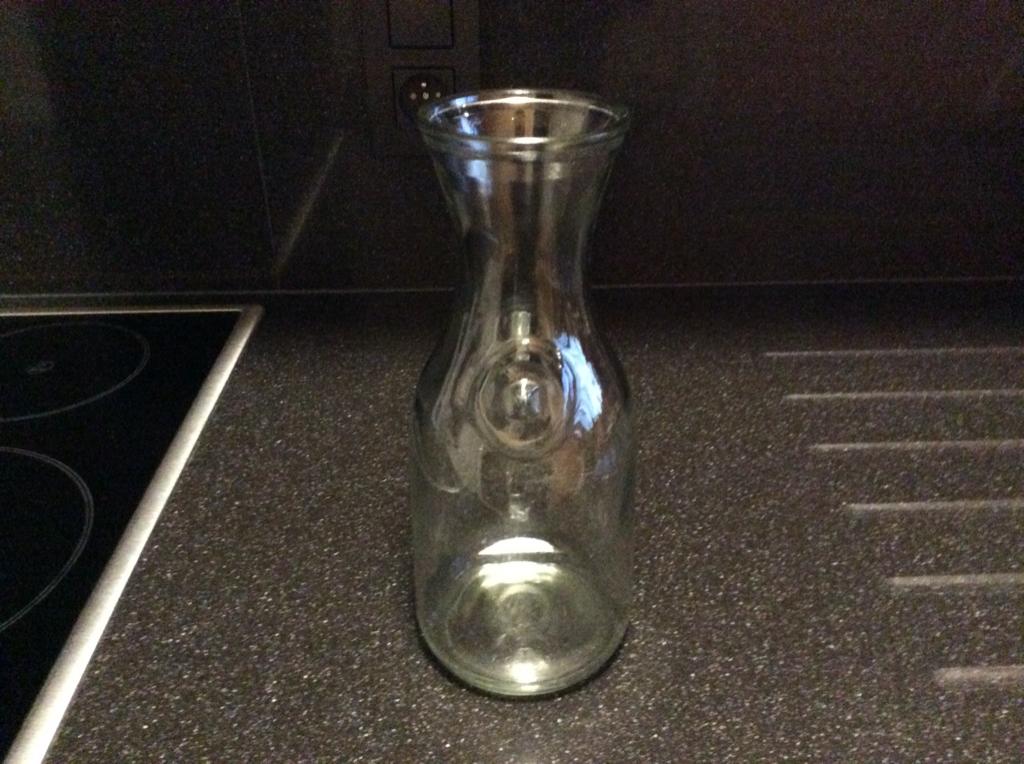 Vaas of Fles    (décanteren), Ophalen, Nieuw, Glas