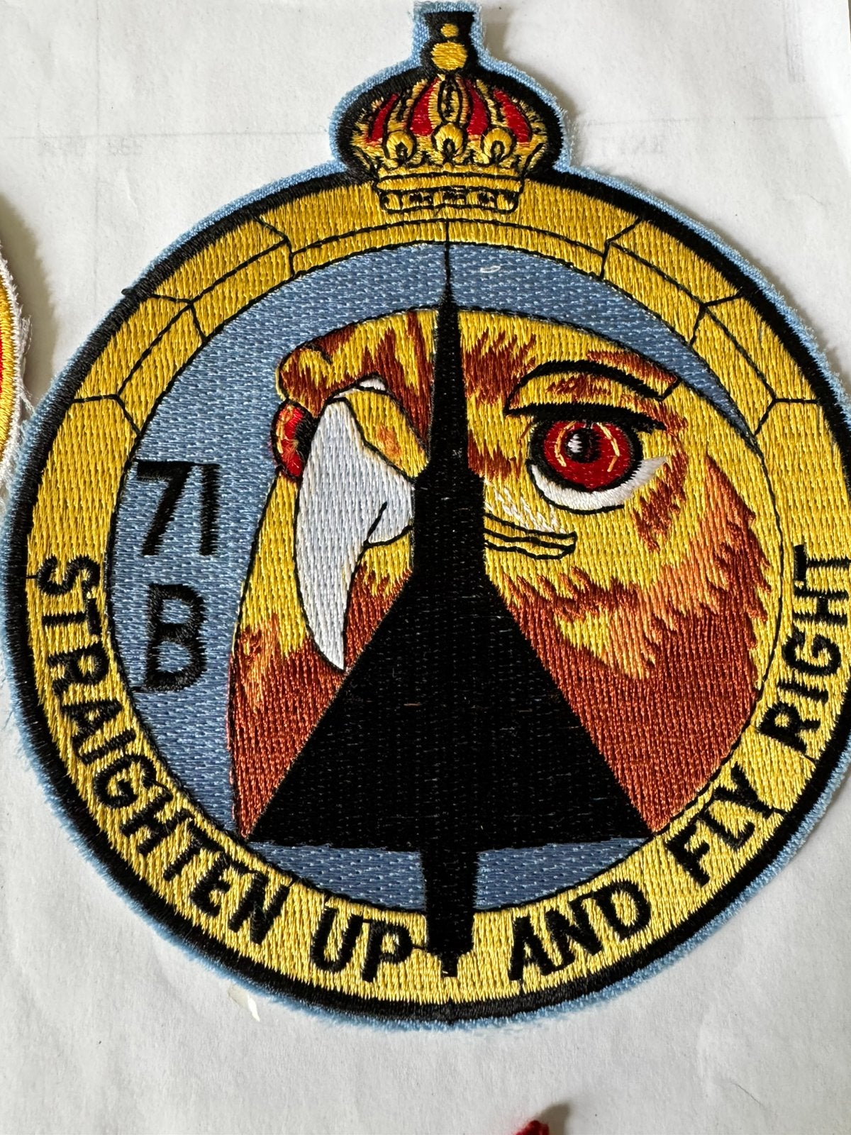 Belgian air force badge, Ophalen of Verzenden, Luchtmacht, Embleem of Badge