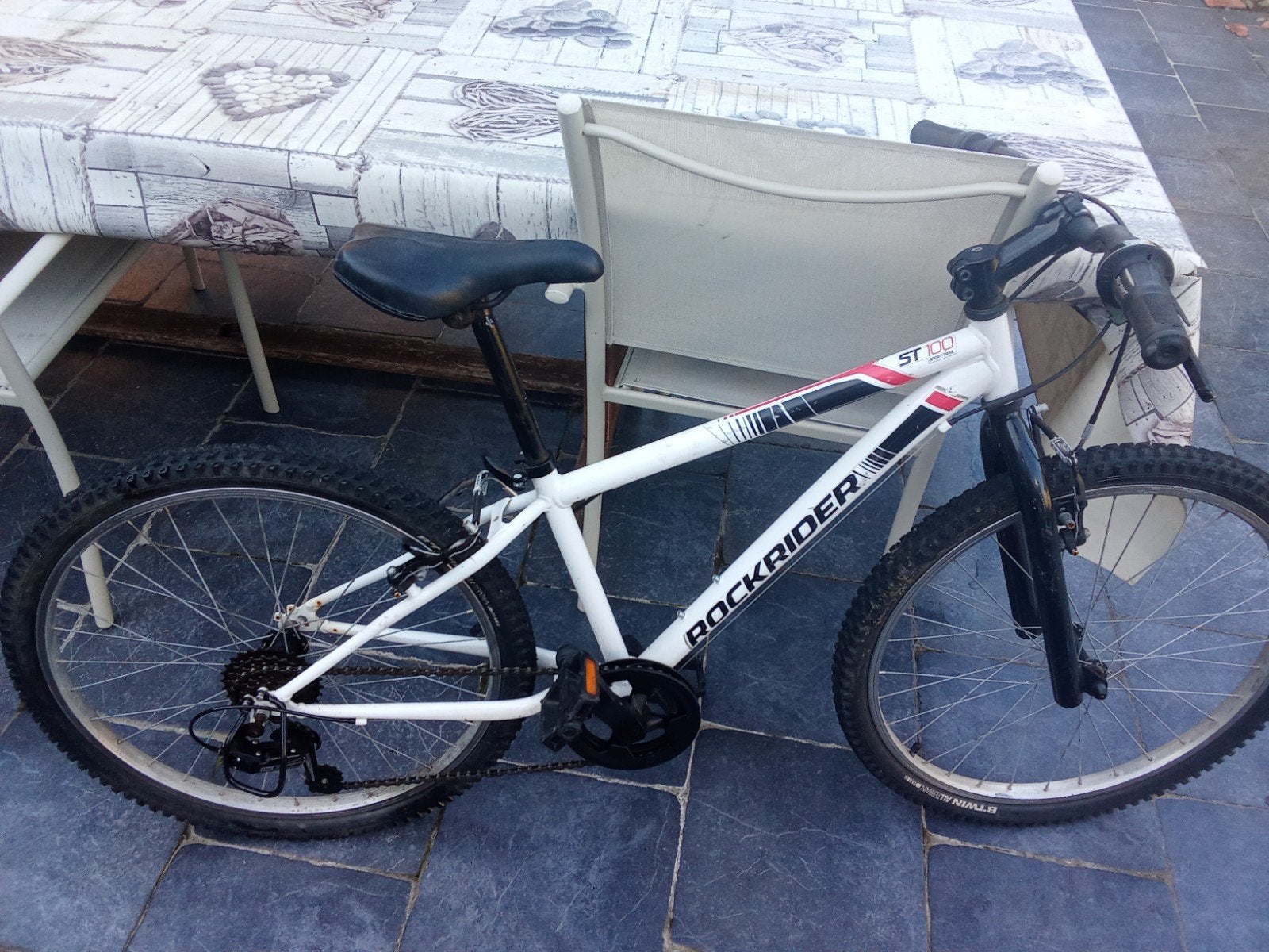 vélo VTT Rockrider st 100 24 pouce pour enfant de 9 a 12 ans, Enlèvement, Frein sur jante, Autres marques