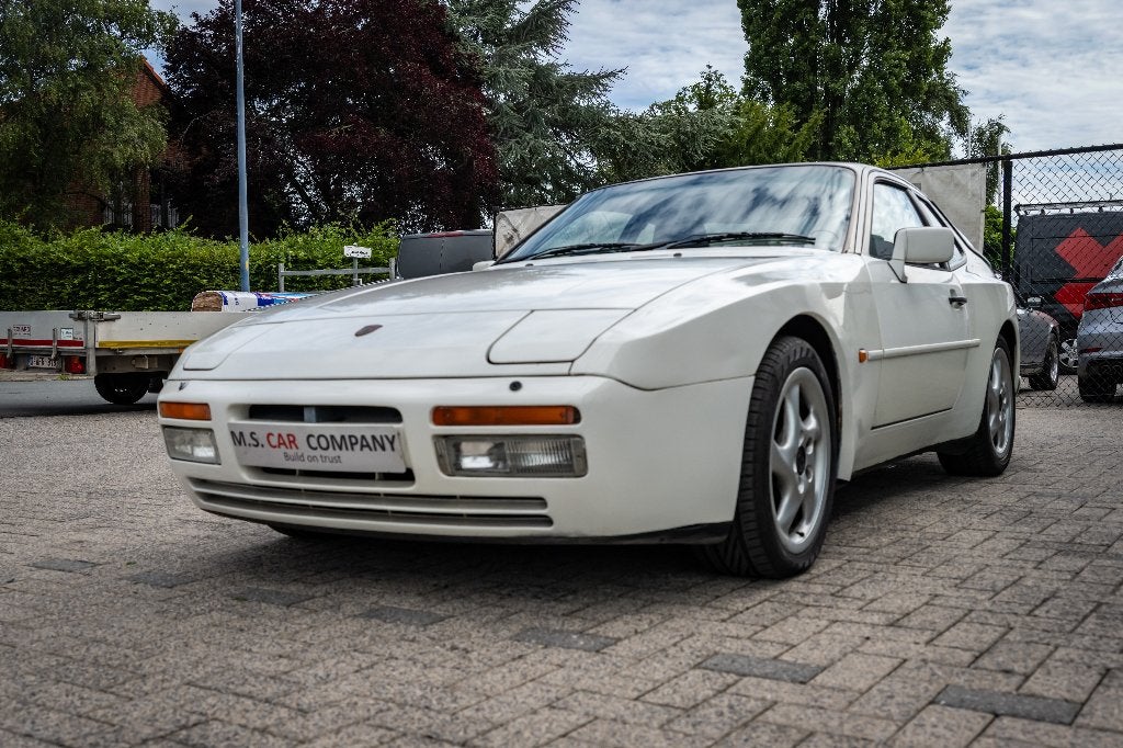 Porsche 944 S2*Rechts gestuurd*, Auto's, Porsche, Bedrijf, Te koop, Benzine, Coupé, 2 deurs, Handgeschakeld, Wit, Blauw, Stof