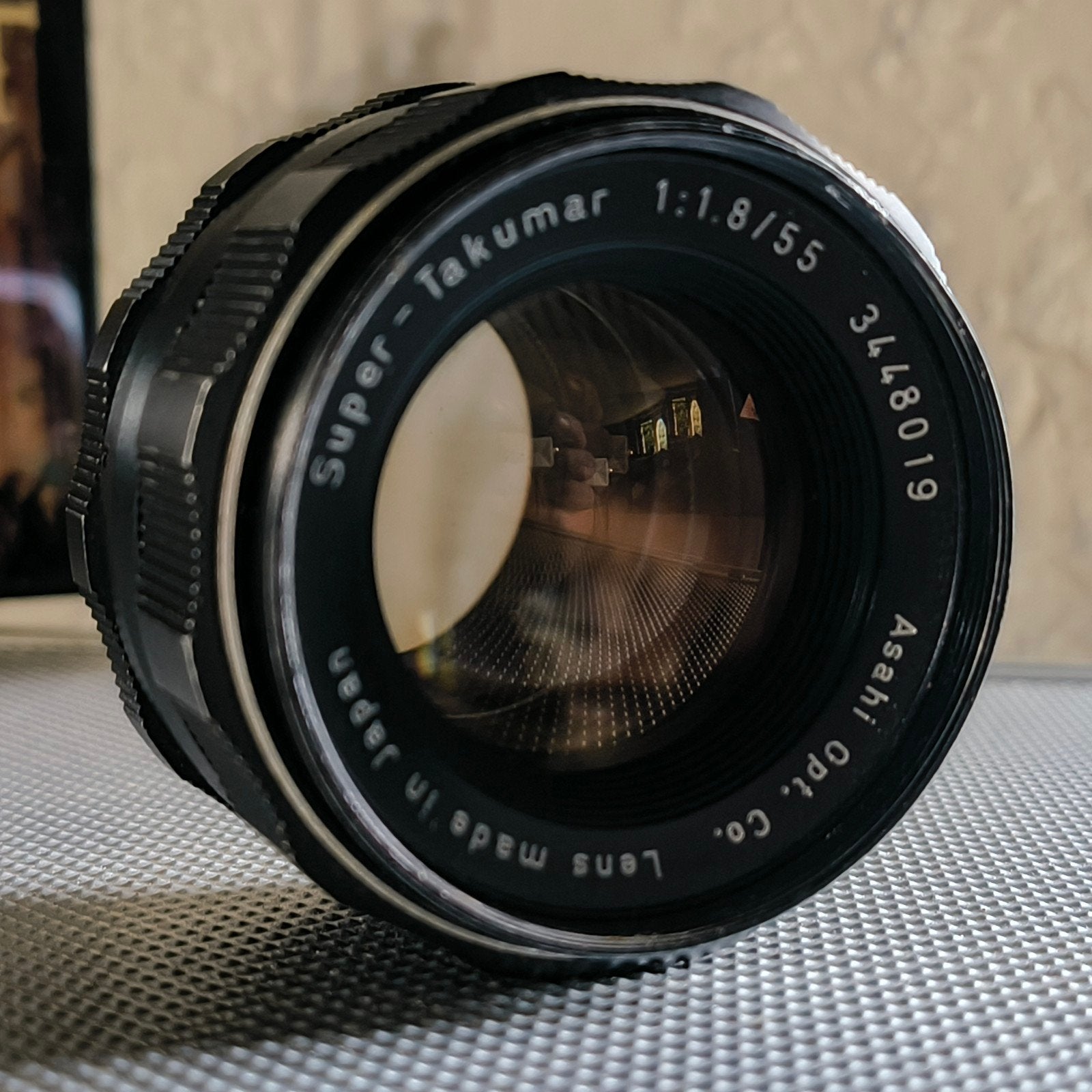 super takumar 55mm 1.8, Enlèvement