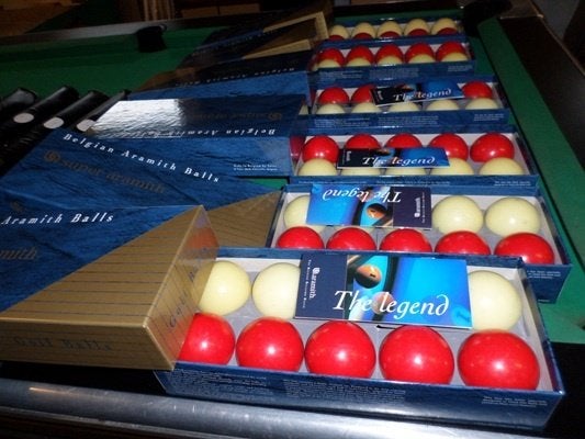 Aramith tapbiljart ballensets., Ophalen, Nieuw, Keu of Ballen