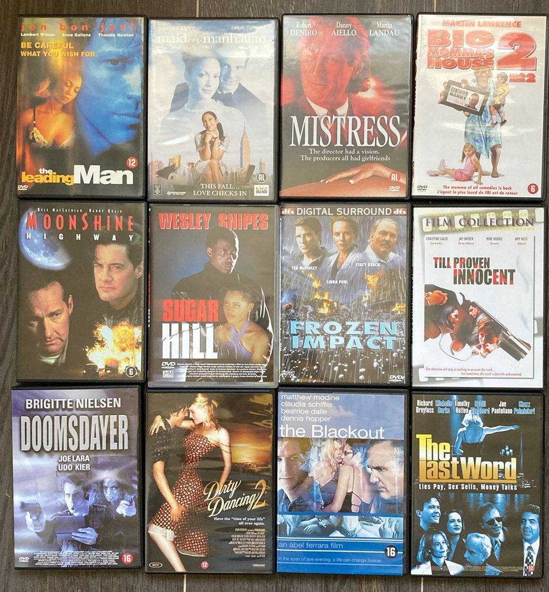 Lot van 12 DVD’s aan spotprijs, Ophalen of Verzenden, Zo goed als nieuw