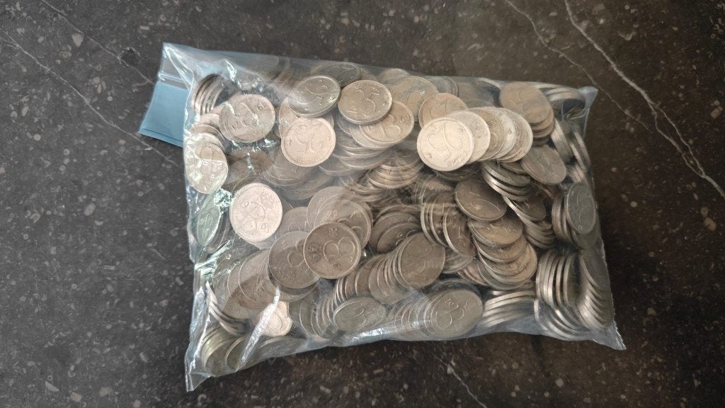1,3 kg 25 centimes Belgique 1964-1975, Enlèvement ou Envoi, Monnaie en vrac