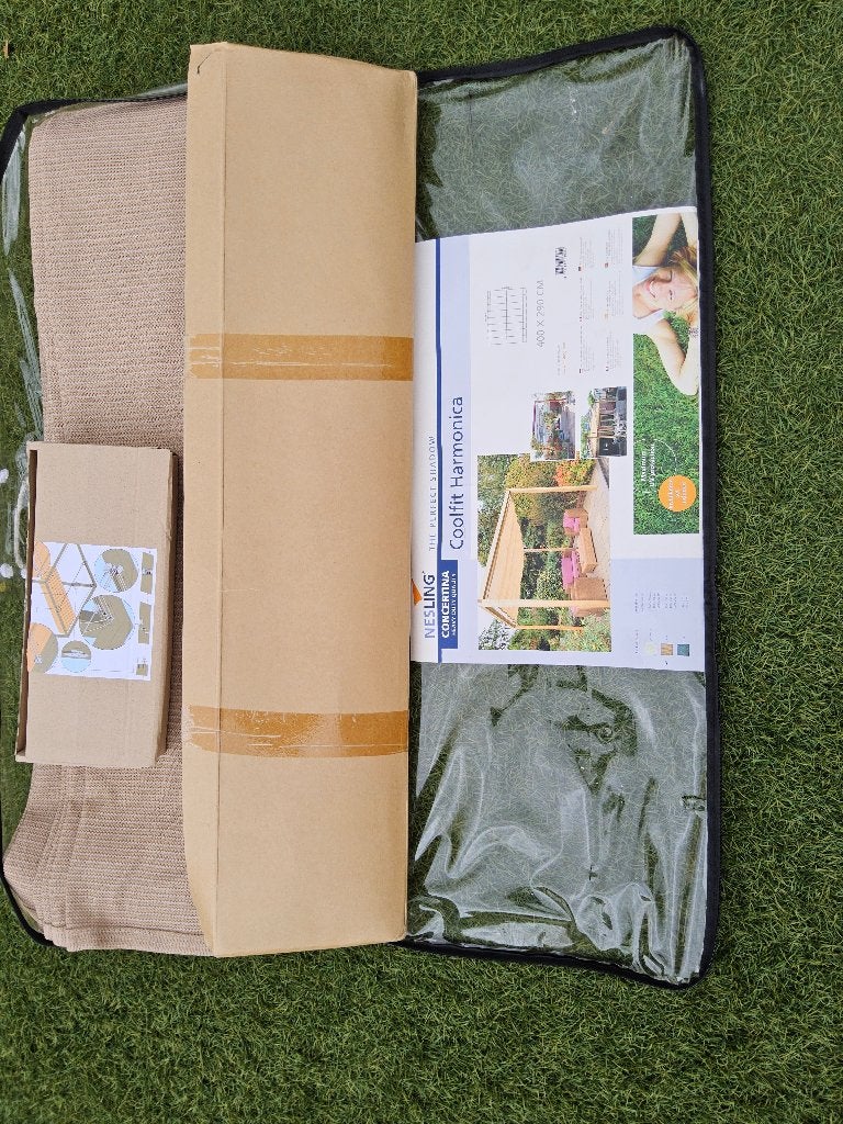 NIEUW Nesling Coolfit Harmonicadoek 290 x 400 cm, Tuin en Terras, Schaduwdoeken, Ophalen, Nieuw