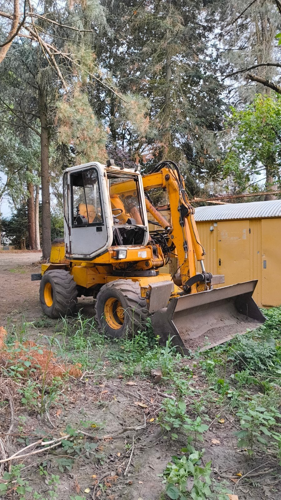 mecalac 11CXi bandenkraan, Zakelijke goederen, Machines en Bouw | Kranen en Graafmachines, Ophalen, Graafmachine