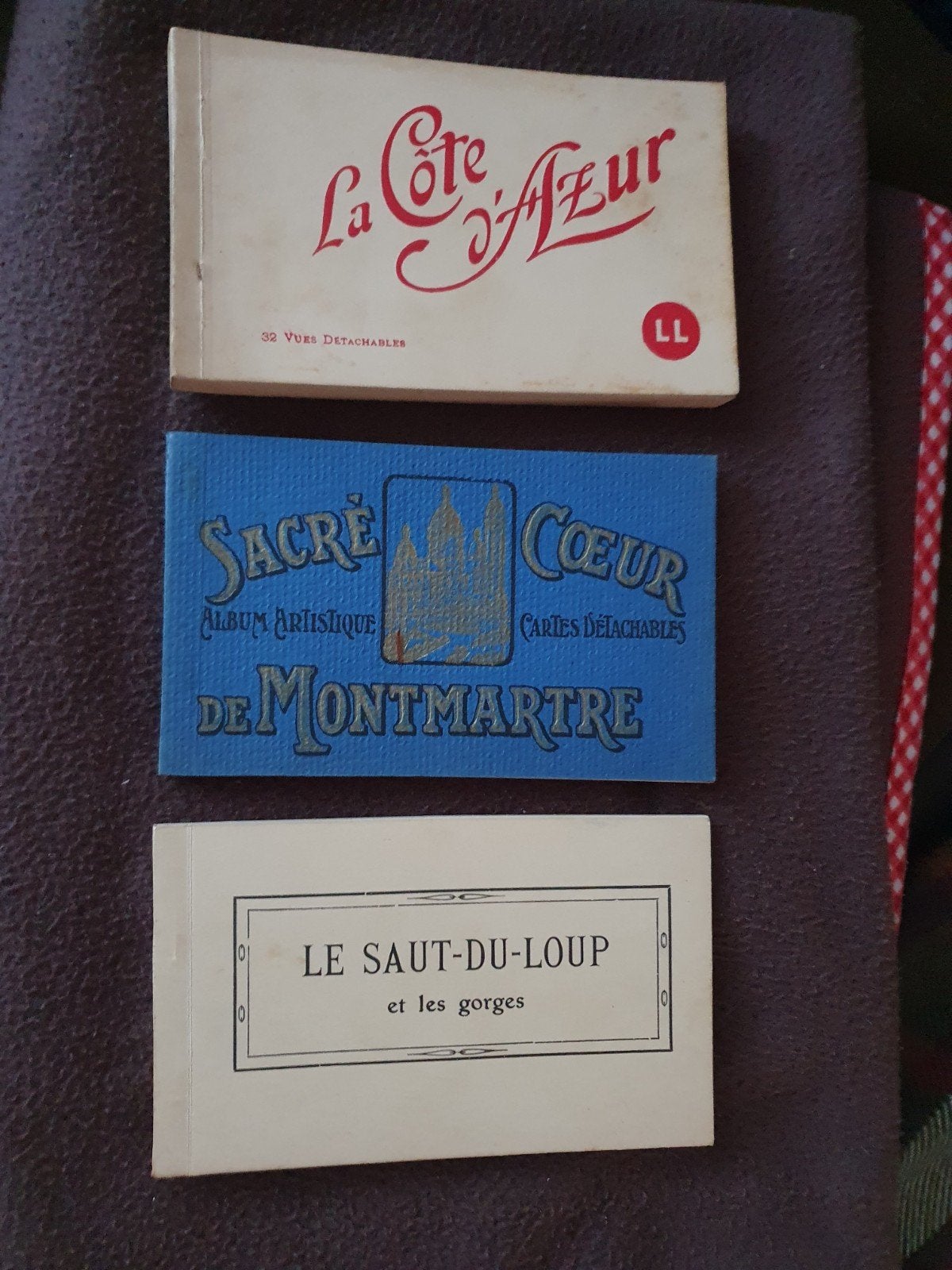 3 livrets contenant des photos touristiques de France, Collections, Enlèvement ou Envoi, Bâtiment