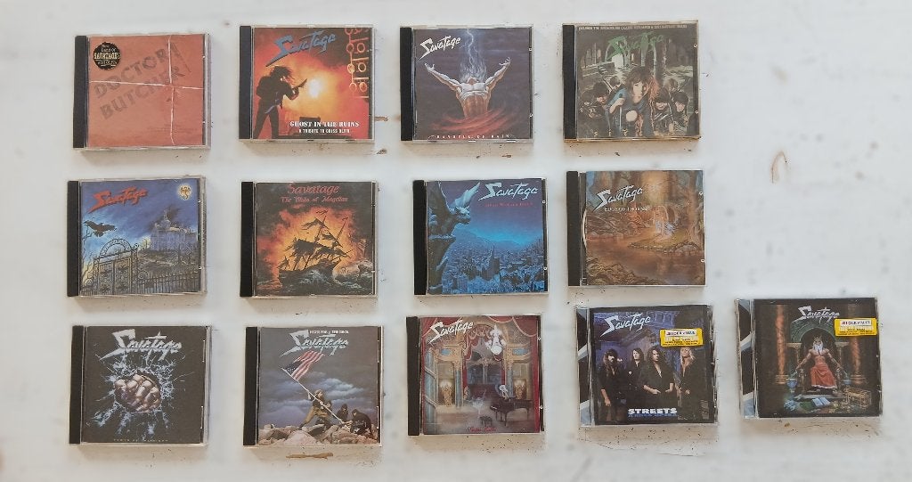 Savatage CD's, Ophalen, Gebruikt, Inclusief doosje, Heavy metal