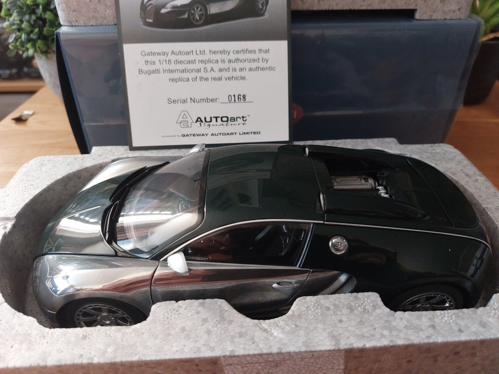 Autoart 70958 Bugatti Aveyron Centenaire 1/18 Malcolm Campbe, Enlèvement ou Envoi, Comme neuf, Voiture, Autoart