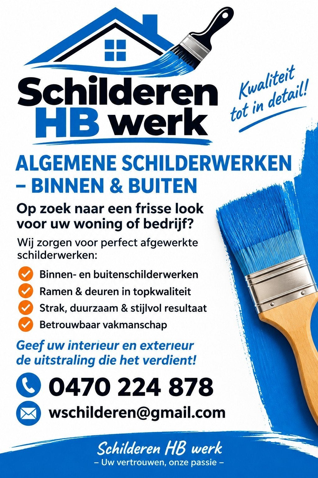 schilderen werk, Ophalen of Verzenden