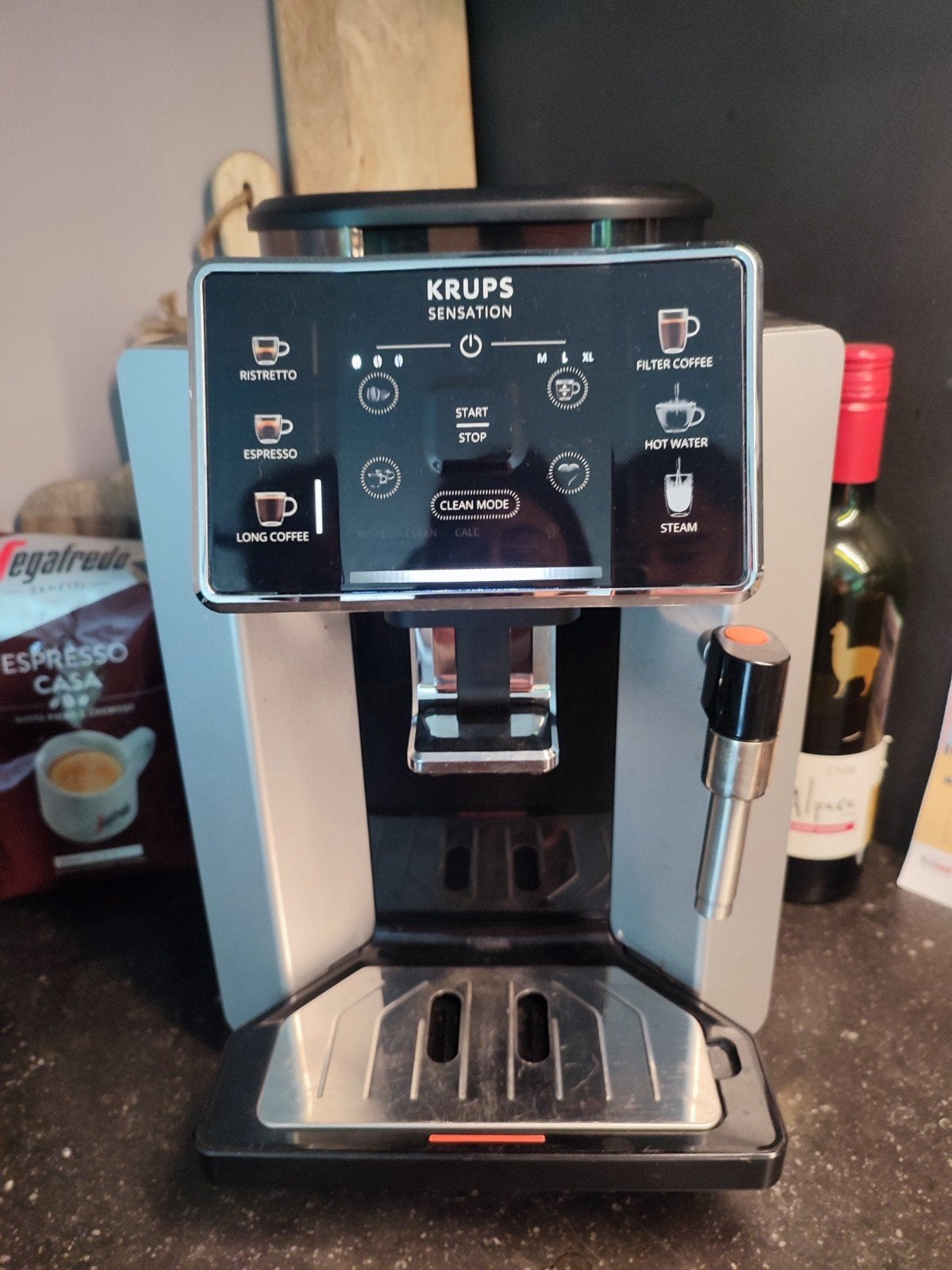 machine a café krups sensation, Ophalen