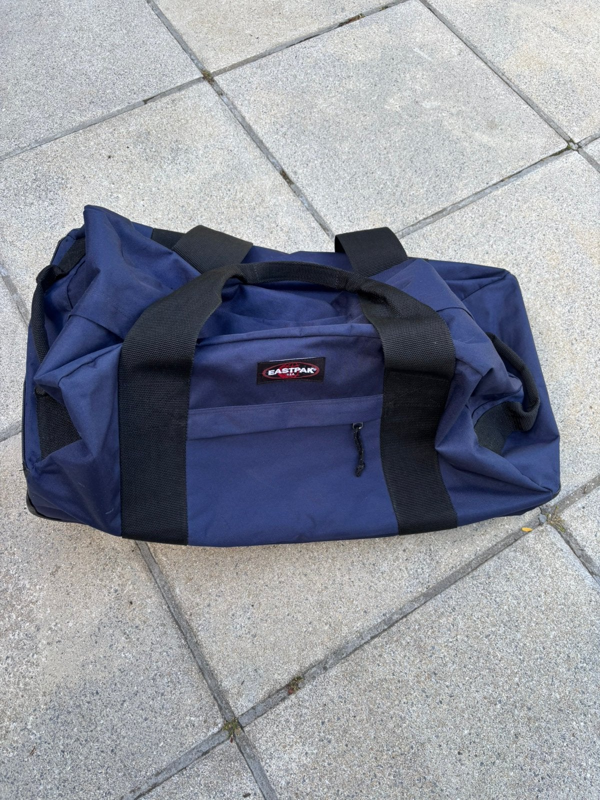 Donkerblauwe reistas van Eastpak, Gebruikt, Blauw, 60 tot 80 cm, Wieltjes