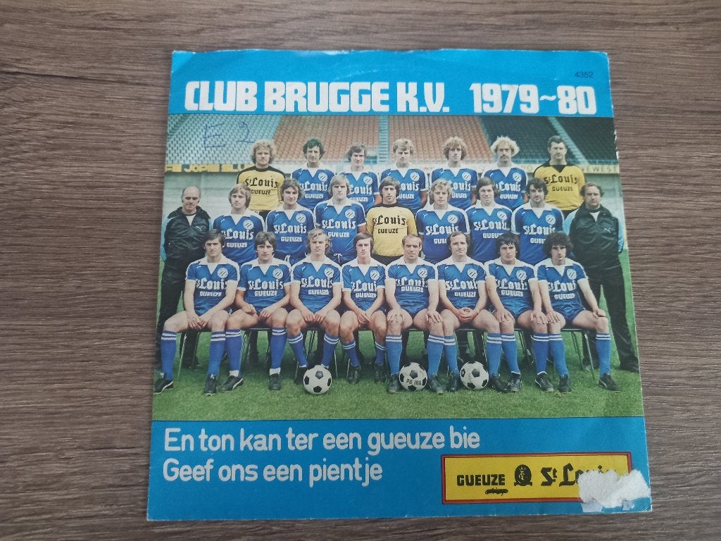 7" vinyl single Club Brugge K.V. 1979-80 Foot FC Bruges, Enlèvement ou Envoi