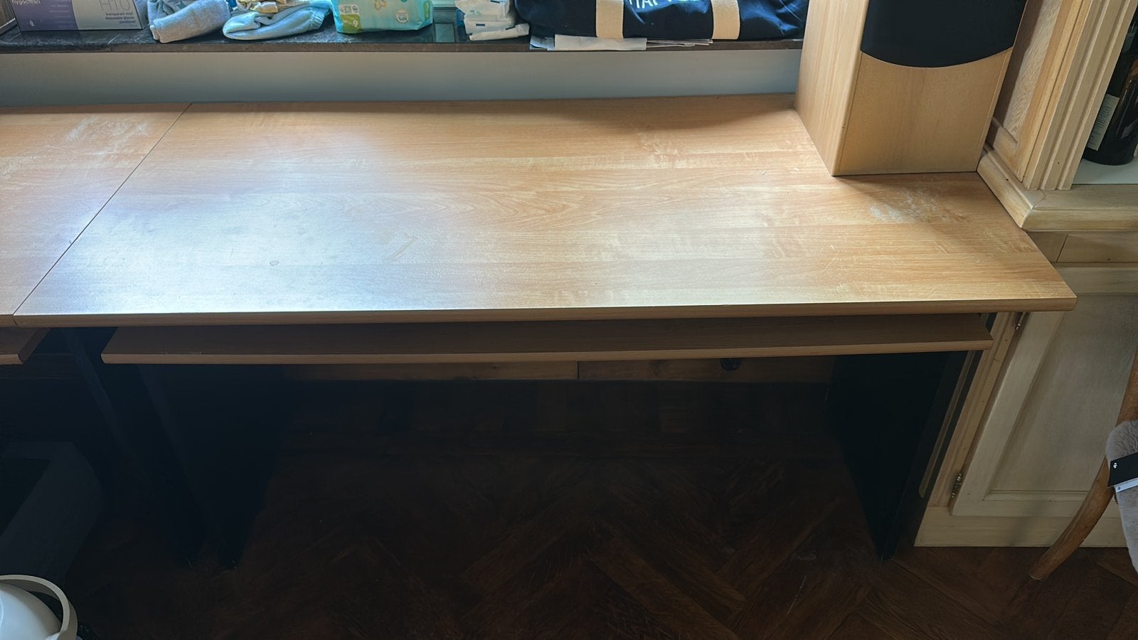 Bureau te koop, Ophalen, Zwart, Gebruikt, Hout