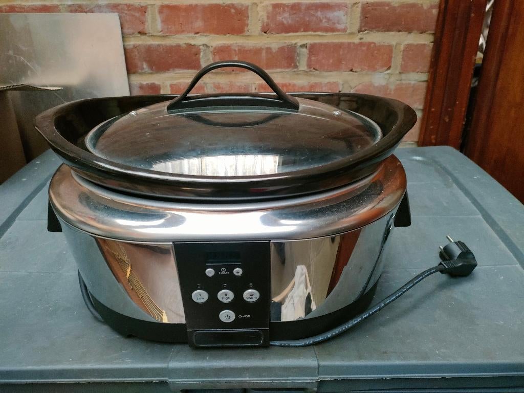 Mijoteuse Crockpot, Electroménager, Enlèvement ou Envoi, Minuteur, Comme neuf