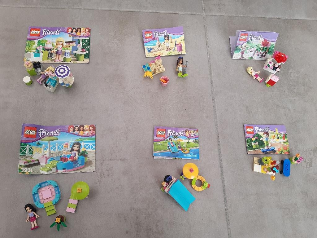 lego friends lot van 6 sets, Ophalen of Verzenden, Zo goed als nieuw, Lego