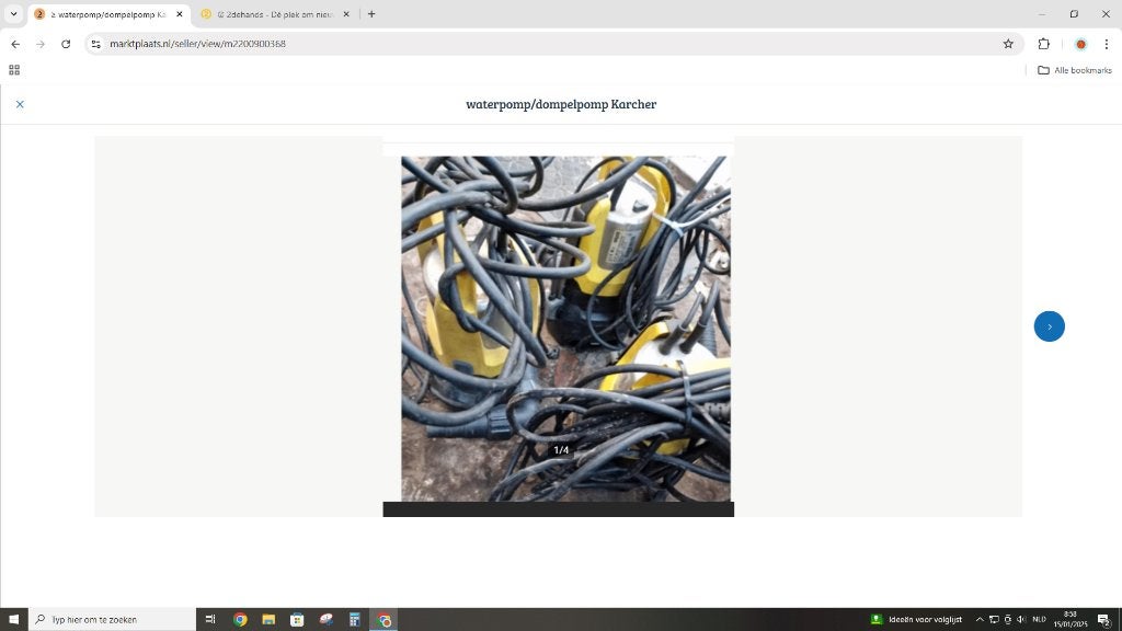Waterpompen karcher LEVELSENSOR, Ophalen, Gebruikt, Elektrisch, Dompelpomp
